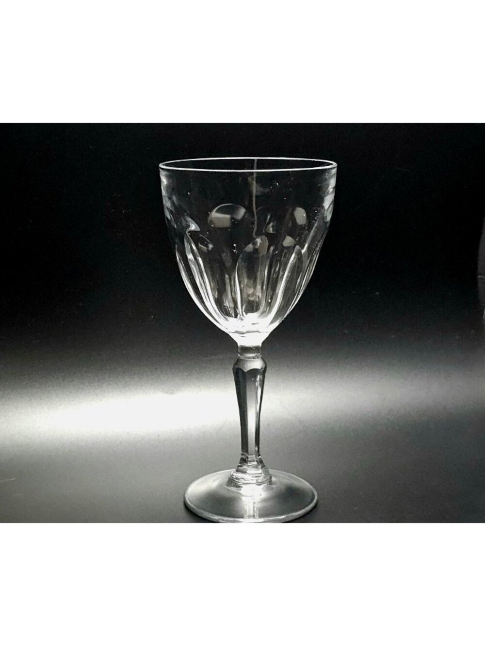 Cristal d'Arques Washington Water Glass 7" vintage elegant crystal panels